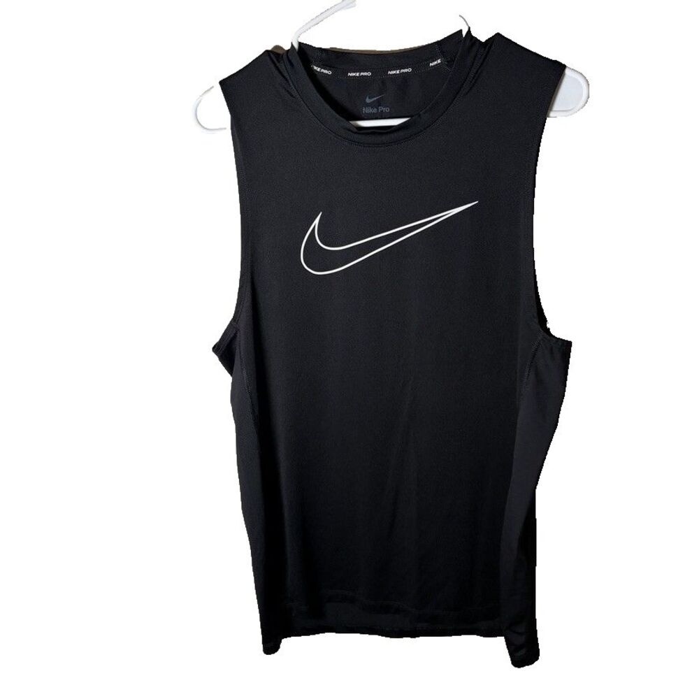 Nike Pro Tank Top Men's Medium Dri-Fit Sleeveless Slim Fit Athletic Active